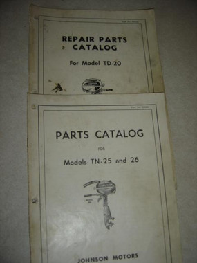 Johnson TD vintage outboard motor parts manual download