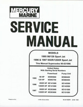 Mercury sport jet service manual 175XR2 sugar sand Jazz Sea Rayder