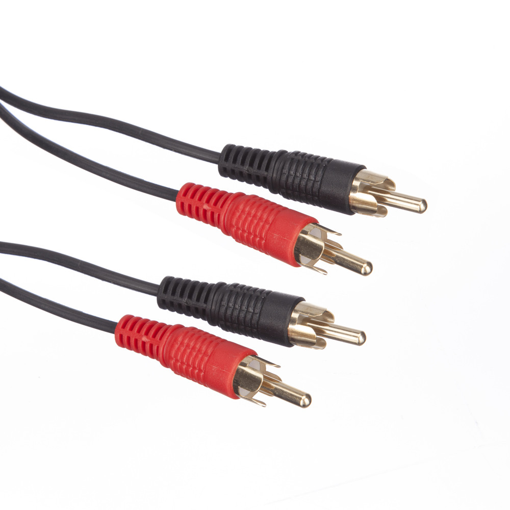 2m 2 x RCA Phono to 2 x RCA Phono Cable