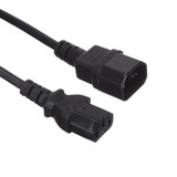 2m IEC C14 to C13 Extension Mains Kettle Power Cable
