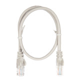 0.5m RJ45 Cat5e Cable Grey Snagless
