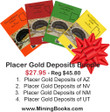 Placer Gold Deposits Nevada Arizona New Mexico Book Bundle Christmas Flash Sale