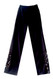 Pedreras Trousers - Classic straight leg trousers, fully lined, zipped at centre back by a concealed zipper, featuring a boat shaped bead embroidered insert on bottom side leg, Made of 100% silk crepe, exclusive of lining and beads. Pedreras Trousers - Classic straight leg trousers, fully lined, zipped at centre back by a concealed zipper, featuring a boat shaped bead embroidered insert on bottom side leg, Made of 100% silk crepe, exclusive of lining and beads.