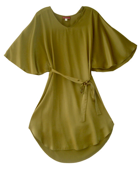 100% silk manta dress