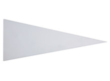 12" x 30" Pennant Clear Holder (20 per pack)