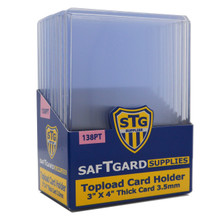 3 X 4 Premium 3.5 mm Thick Toploader - 138pt (10 per pack)