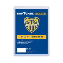 5 X 7 Toploader (25 per pack) - OUT OF STOCK