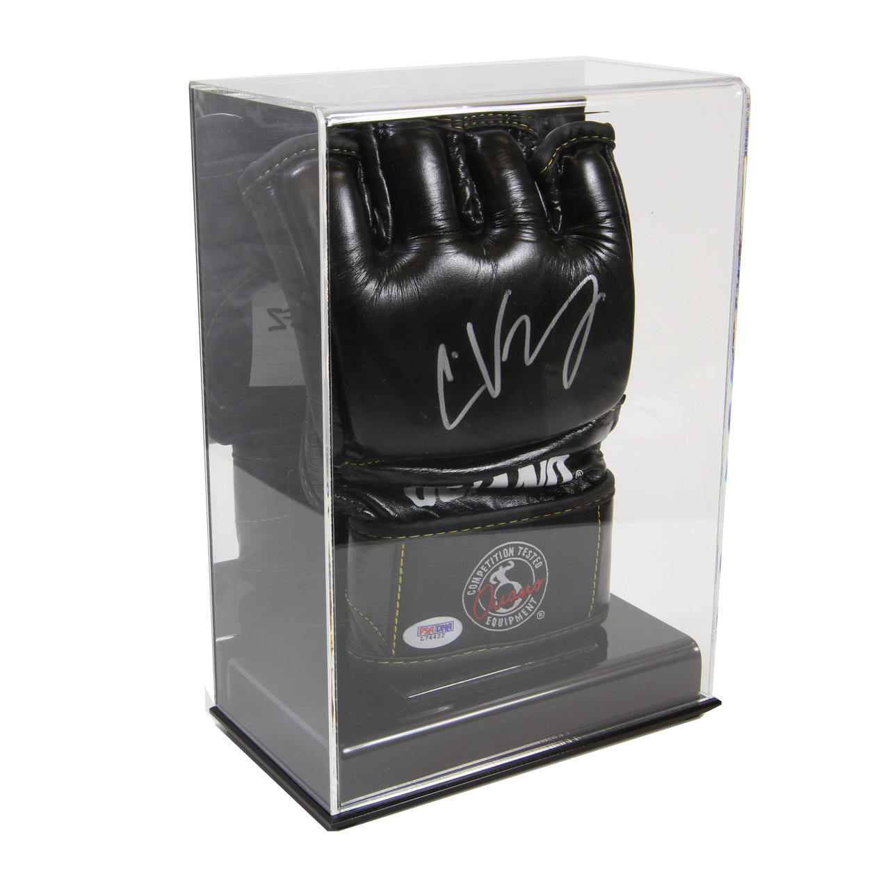 Double UFC MMA Fight Glove Display Case with Mirror 