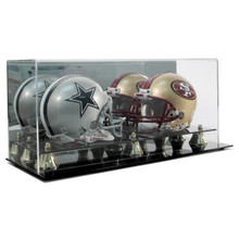 Deluxe Acrylic Double Mini Helmet Display Case