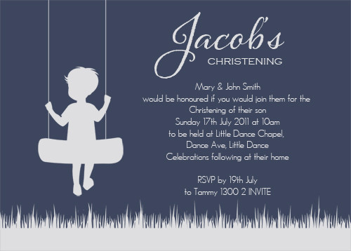 silhouette themed christening invitation silhouette baptism