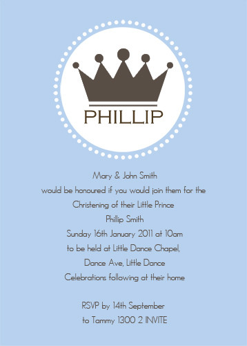 christening invitations little prince theme photo christening