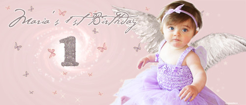 Party Posters Fairy Angel Theme Photo Party Posters Maker Party