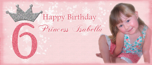 Princess Party Banner Online Banner Maker