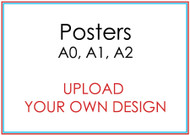 Upload your Own Design Printed Backdrops and Posters