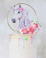 Cake Topper Decorator Kit Unicorn Laser Cut Cake Decorations