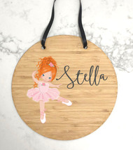 Custom ballerina name plaque