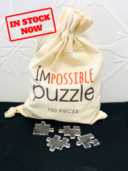 Impossible invisible clear jigsaw puzzle