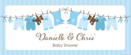 Buy Personalised Baby Shower Banners Online Mint Green