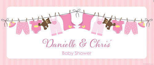 Buy Personalised Baby Shower Banners Online Pink Baby Shower Buy Personalised Baby Shower Banners Online Pink Baby Shower
